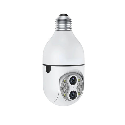 DL18 Dual Lens E27 Wifi Bulb Camera 10X Zoom Smart Home Security Network Camera 360 ° Indoor WiFi Bulb Camera